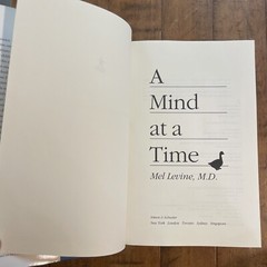 A Mind at a Time – Hardcover By Levine M.D., Mel – NEW!