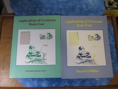 LOT OF 2 APPLICATIONS OF GRAMMAR BOOK FOUR Student & Teacher’s Edition 1994 MINT