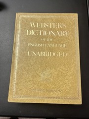 Webster’s Dictionary Of The English Language Unabridged Deluxe Ed. 1979 Indexed