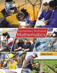 Elementary Technical Mathematics, 12th – Paperback, by Ewen Dale – Very Good