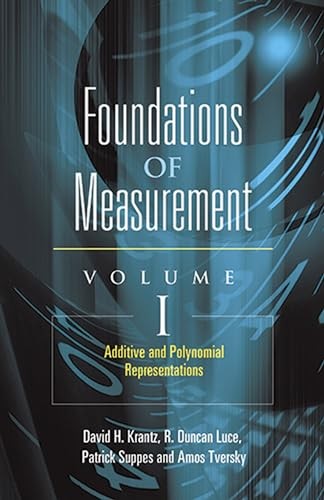 Foundations of Measurement Vol – VERY GOOD
