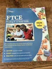 FTCE Reading K-12 Study Guide: FTCE Reading Exam Prep Review Book an – VERY GOOD