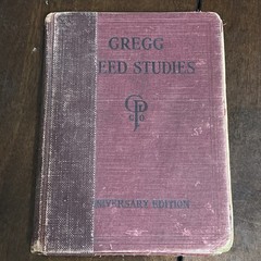 Gregg Speed Studies Anniversary Edition Vintage Textbook 1929