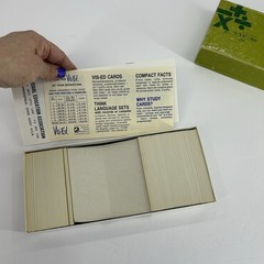 Vintage Vis-Ed Algebra Review Cards New