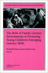 The Role of Family Literacy Environments in Promoting Young Child