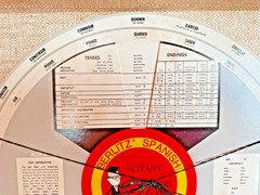 Rare vintage BERLITZ “Comprehensive Spanish” briefcase cassette course, complete