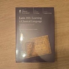 The Great Courses Latin 101 Learning a Classical Language DVD Guidebook NEW