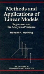 Methods and Applications of Linear Models: Regression and the Analysis of…