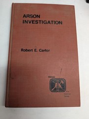 Arson Investigation Glencoe Fire Science Series Hardcover Book Carter Macmillan