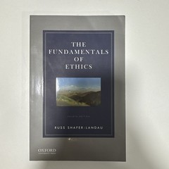 Fundamentals of Ethics by Russ Shafer-Landau (2017, Trade Paperback)