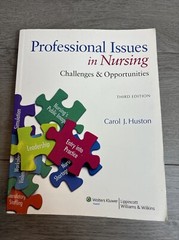 Professional Issues in Nursing: Challenges & Opportunities by Huston, Carol J.