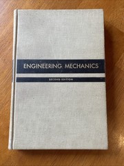 Engineering Mechanics Second Edition Book Hardcover Ferdinand L. Singer 1954 GUC