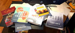 6 BOOKS & BOTTLE + PRAYEWE BASICS + Airborne (ZAYAS)+ HOPE GIVING WHAT THEY ME