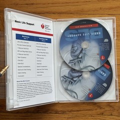 Basic Life Support 2 DVD Set—BLS Course & HeartCode—2016—American Heart—UNUSED