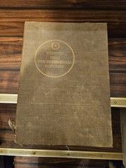 Vintage 1961 Webster’s Third New International Dictionary Unabridged Hardcover