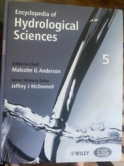 Encyclopedia of Hydrological Sciences Volume 5 ONLY Wiley Malcolm G. Anderson