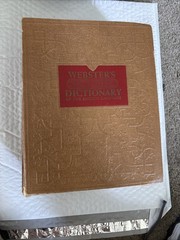 Webster’s Encyclopedia Dictionary English Language 1957 Vintage Hardcover