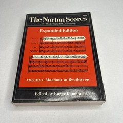 The Norton Scores An Anthology for Listening Vol 1 Roger Kamien Bonus 200 Years