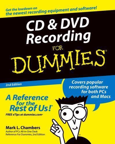 CD and DVD Recording for Dummies by Chambers, Mark L.