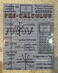 Teaching Textbooks Pre-Calculus Answer Key & Test Bank Book By Greg Sabouri