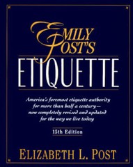 Emily Posts Etiquette (Thumb Indexed) – Hardcover By Post, Elizabeth L – GOOD