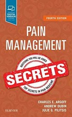Pain Management Secrets – Paperback, by Argoff MD Charles E.; Dubin – Very Good