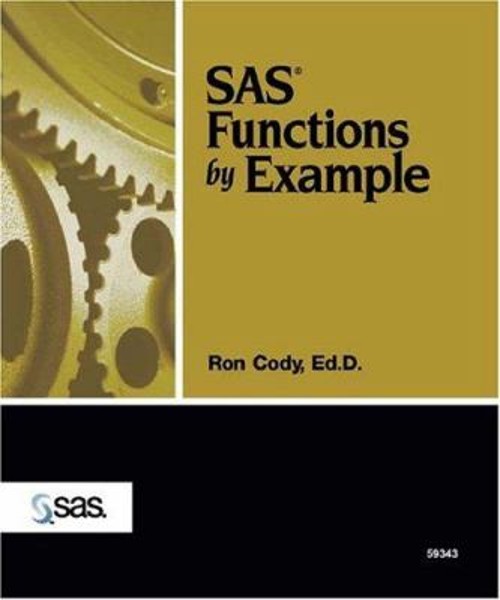 SASR Functions by Example Hardcover Ron Cody
