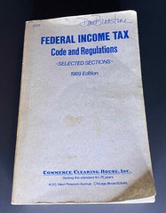 Vtg CCH Federal Income Tax Code & Regulations 1989 Edition 5229 PB Book RARE