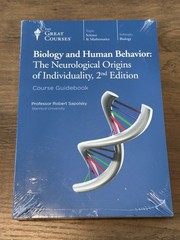 Great Courses Biology and Human Behavior 2nd Ed. Robert Sapolsky NEW SEALED