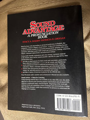 Sound Advantage : A Pronunciation Book by Patricia Grogan and Stacy Hagen (1991,