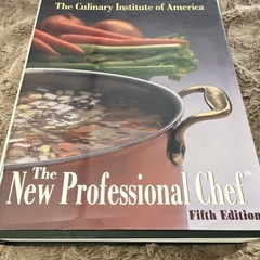 The New Professional Chef Culinary Institute Hardcover Illustrated Cooking Book