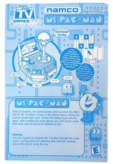 2004 Namco Ms. Pac-Man 5-in-1 TV Plug N Play Manual