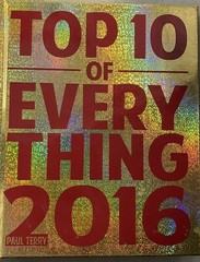 Top 10 of Everything 2016 by Paul Terry (2015, Hardcover)