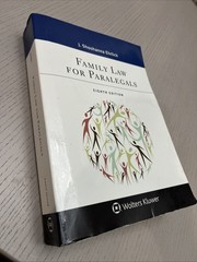 Aspen Paralegal Ser.: Family Law for Paralegals by J. Shoshanna Ehrlich…