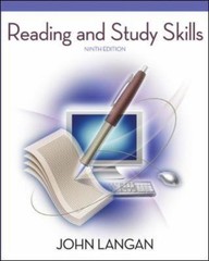Reading and Study Skills, 9th Edition by John Langan