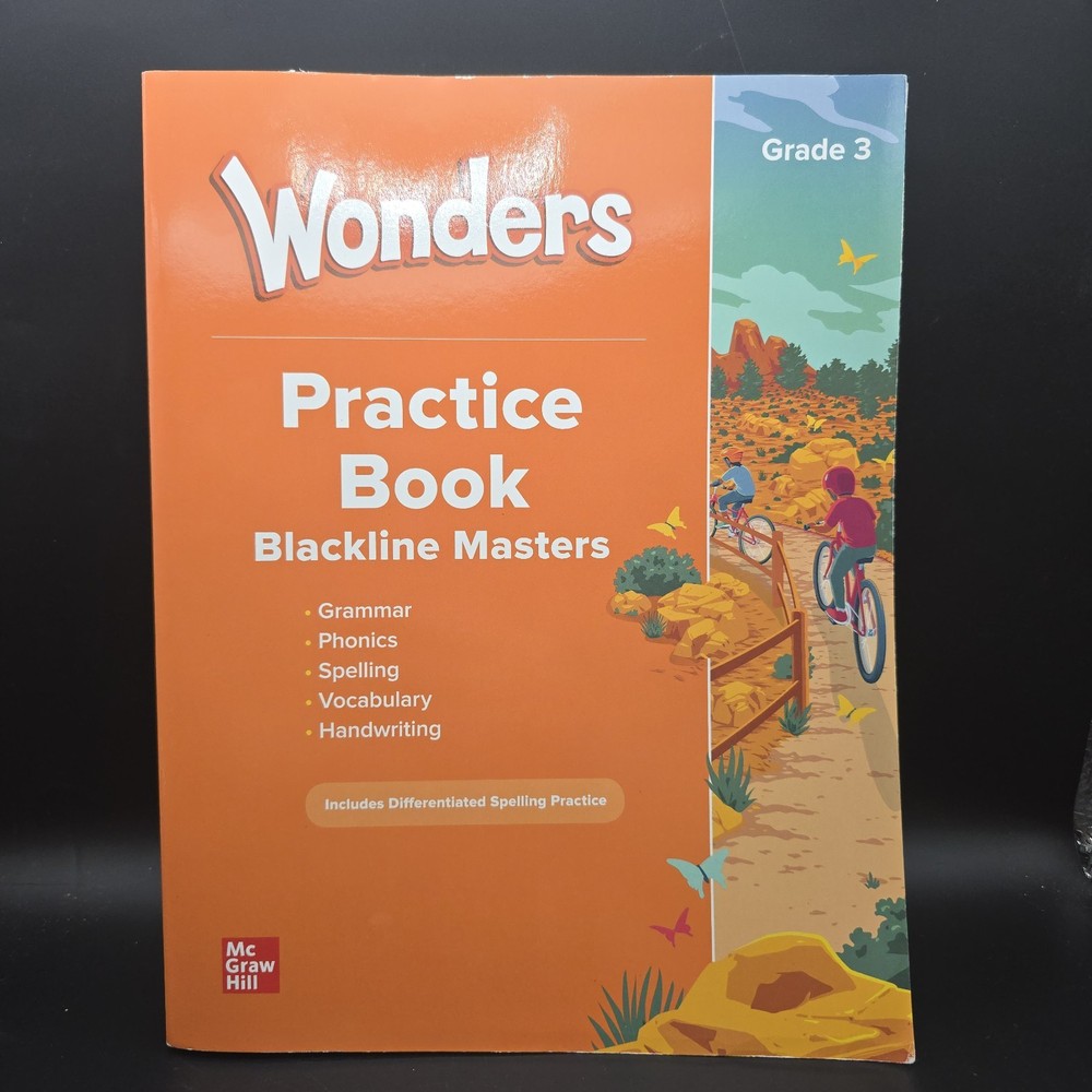 2023 Wonders Grade 3 National Practice Book (ELEMENTARY CORE) by McGraw Hill NEW
