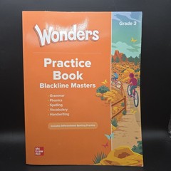 2023 Wonders Grade 3 National Practice Book (ELEMENTARY CORE) by McGraw Hill NEW