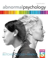 Abnormal Psychology (16th Edition) – Hardcover By Butcher, James N. – ACCEPTABLE