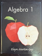 Algebra 1 Elayn Martin-Gay Student Edition VGU Condition Hardcover