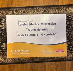 Fountas & Pinnell LLI Gold Teacher Materials | Levels O-T | Box 1 | 3rd Ed