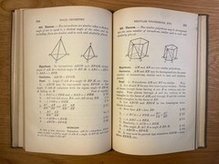 Solid Geometry – John C. Stone – 1929 – Vintage Hardcover Math Textbook