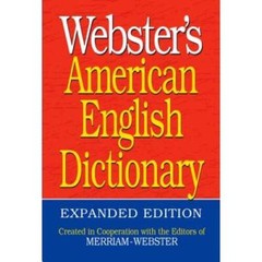 Webster’s American English Dictionary, Expanded Edition – Paperback – VERY GOOD