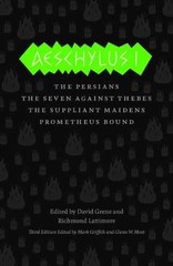 Aeschylus I: The Persians, The – Paperback, by Aeschylus .; Grene – Very Good