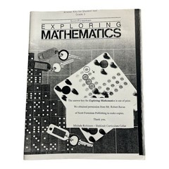 Exploring Mathematics Grade 3 by Scott Foresman Answer Key Student Text Q3 05