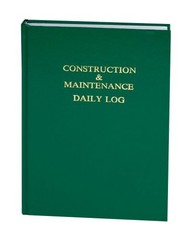 CONSTRUCTION & MAINTENANCE DAILY LOG (7IN. X 10IN.) By Safety Meeting Outlines