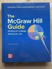 McGraw-Hill Guide Writing for – Hardcover, by Duane Roen; Sherry – Very Good