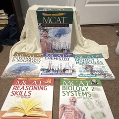 Exam Krackers MCAT Study Package 10th Edition Box Set Chemistry Biology