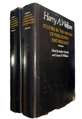 Harry Wolfson Studies in the History of Philosophy and Religion Vol 1 & 2