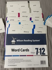 Wilson Reading System Word Cards Steps 7-12 Barbara A Wilson