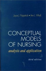 Conceptual Models of Nursing: – VERY GOOD